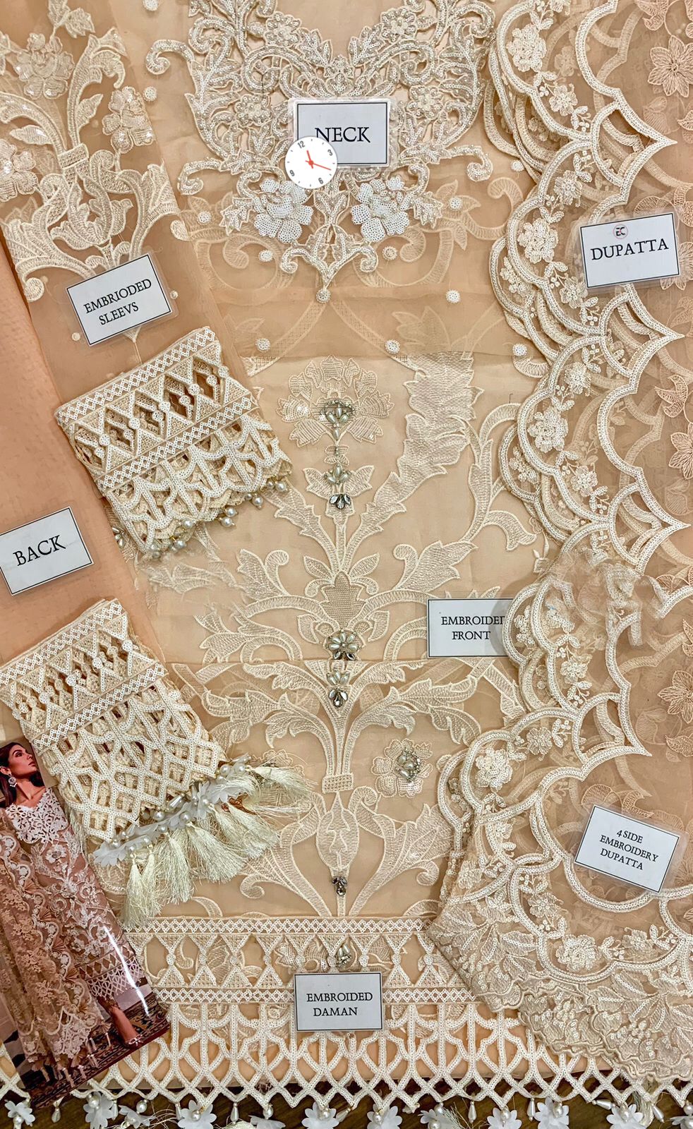 MARIA B HERITAGE EDITION ORGANZA FULLY HEAVY EMBROIDERED SUIT