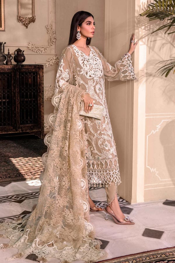 MARIA B HERITAGE EDITION ORGANZA FULLY HEAVY EMBROIDERED SUIT